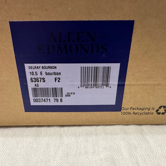 Allen Edmonds Delray Classic Brown Leather Men's Shoes - Picture 8 of 11